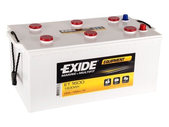 Battery 12V 230Ah EXIDE EQUIPMENT ET1600