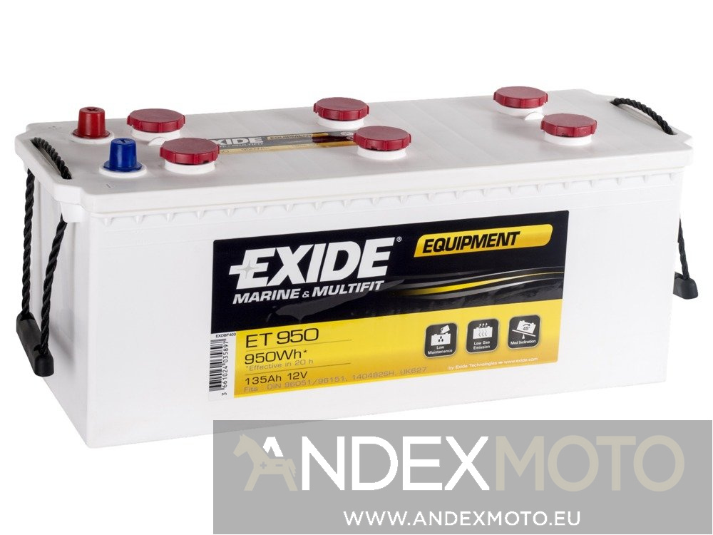 Akumulator 12V 135Ah EXIDE EQUIPMENT ET950