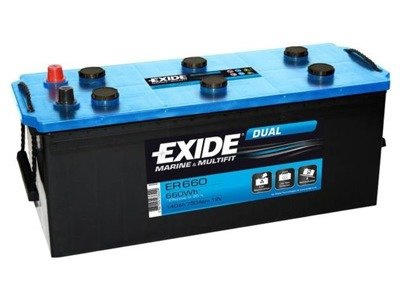 Akumulator 12V 140Ah EXIDE DUAL ER660