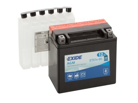 Akumulator EXIDE ETX14-BS YTX14-BS CBTX14-BS 12Ah