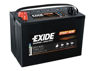 Akumulator 12V 100Ah EXIDE START AGM EM1100