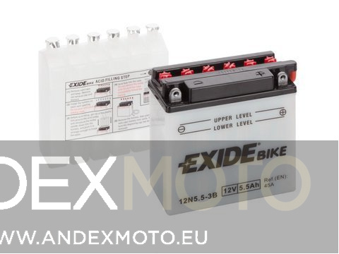 Akumulator EXIDE 12N5,5-3B 12V 5,5Ah