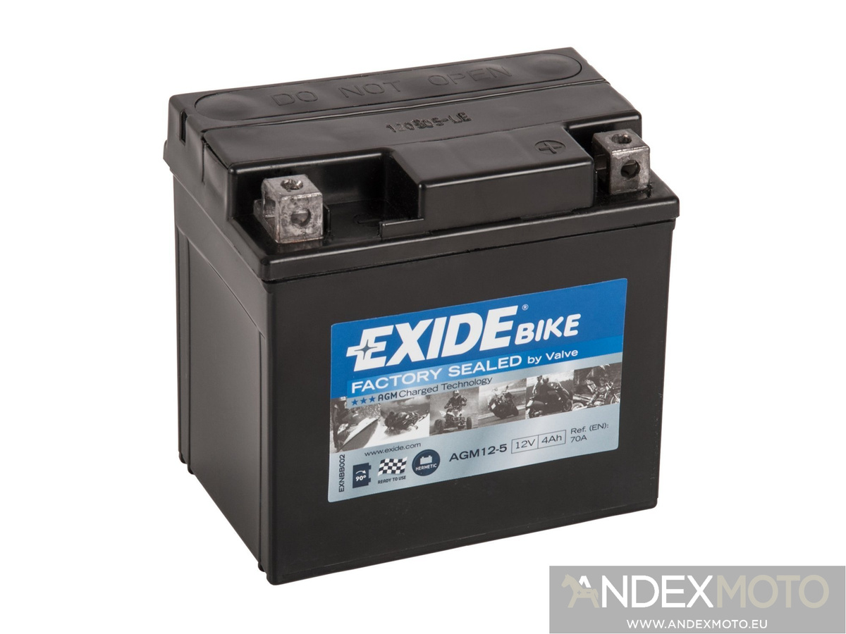 Battery 12V   4Ah AGM12-5 EXIDE 