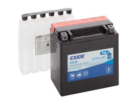 Akumulator EXIDE ETX16-BS YTX16-BS CBTX16-BS 14Ah