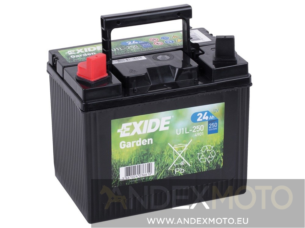 Akumulator 12V 24Ah 4901 EXIDE Garden