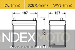 Akumulator 12V 35Ah CENTRA PLUS CB357