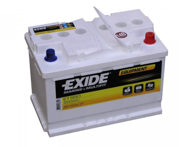 Akumulator 12V 80Ah EXIDE EQUIPMENT ET550